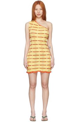 Gimaguas SSENSE Exclusive Yellow Mini Dress