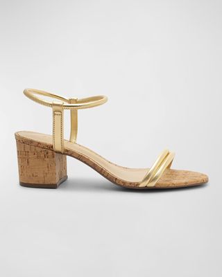 Gimenez Tubular-Band Cork Sandals