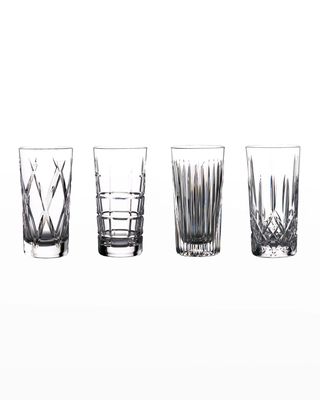 Gin Journey Highball Glasses, Set of 4