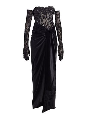 Gina Lace Noir Gown