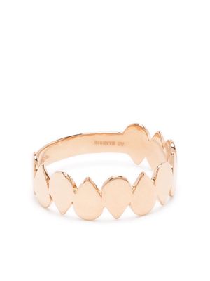 GINETTE NY 18kt rose gold Bliss band ring - Silver