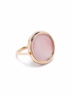 GINETTE NY 18kt rose gold mini Ever mother-of-pearl ring