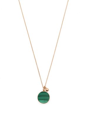 GINETTE NY 18kt yellow gold Ever malachite necklace