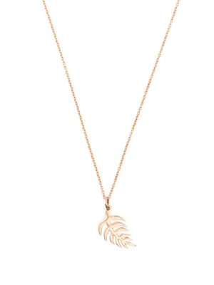 GINETTE NY 18kt yellow gold Mini Palms chain necklace