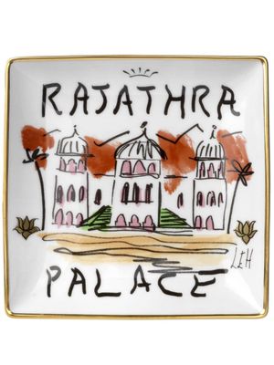 GINORI 1735 Designer Squared Vide Poche Rajathra Palace - White