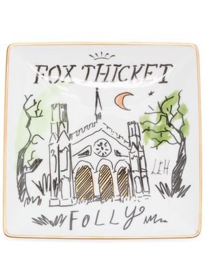 GINORI 1735 Fox Thicket Folly tray - White