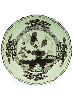 GINORI 1735 illustration-print porcelain plate - Green