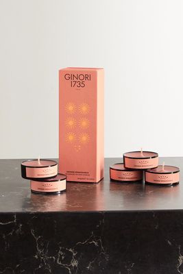 GINORI 1735 - Orange Renaissance Scented Tealights, 6 X 40g - one size