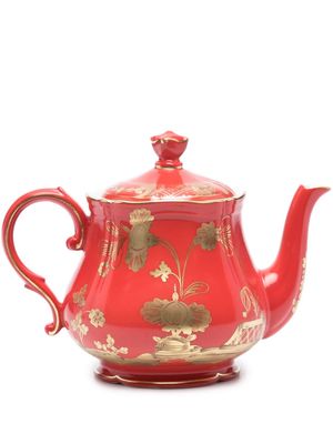 GINORI 1735 Oriente Italiano porcelain teapot - Red