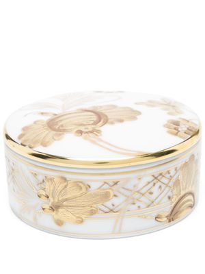 GINORI 1735 Oriente Italiano porcelain trinket box - White
