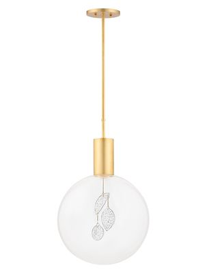 Gio One-Light Pendant - Aged Brass