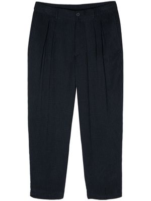 Giorgio Armani check-pattern trousers - Blue