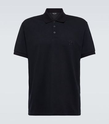 Giorgio Armani Cotton-blend polo shirt