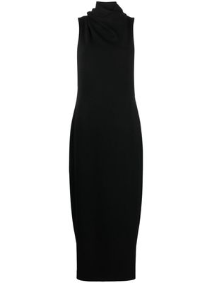Giorgio Armani cowl-neck sleeveless maxi dress - Black