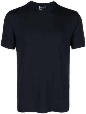 Giorgio Armani crew-neck jersey T-shirt - Blue