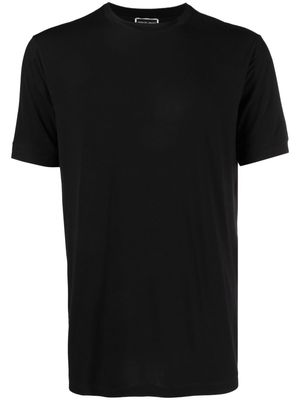 Giorgio Armani crew-neck plain T-shirt - Black