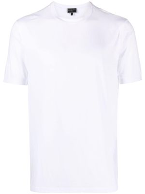 Giorgio Armani crew-neck plain T-shirt - White