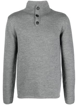 Giorgio Armani crew-neck pullover jumper - Grey