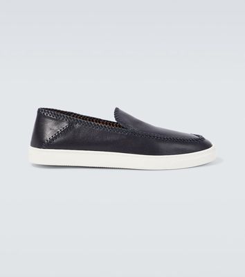 Giorgio Armani Galleria 3 leather slip-on sneakers