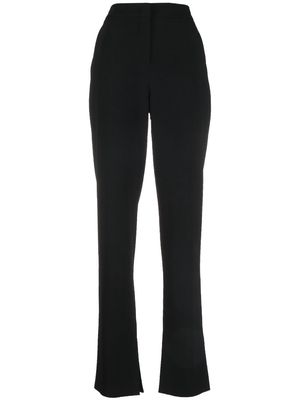 Giorgio Armani high-rise straight-leg trousers - Black