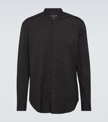 Giorgio Armani Icon cotton-blend poplin shirt