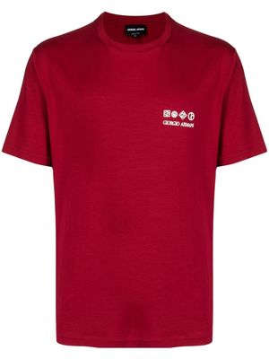 Giorgio Armani logo-embroidered short-sleeve T-shirt