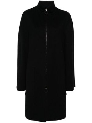 Giorgio Armani long-sleeve cardi-coat - Black