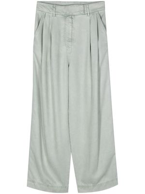 Giorgio Armani lyocell palazzo pants - Green