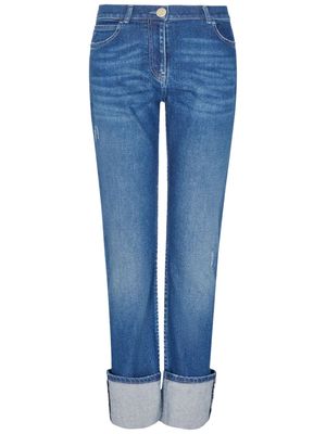 Giorgio Armani mid-rise straight leg jeans - Blue