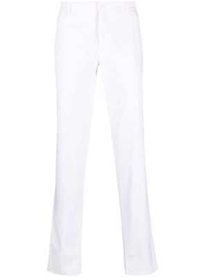 Giorgio Armani mid-rise straight-leg trousers - White