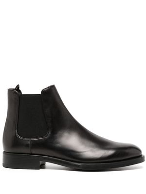 Giorgio Armani patent leather ankle boots - Black