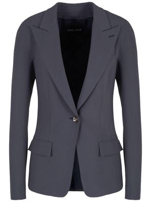 Giorgio Armani peak-lapels double-breasted blazer - Grey