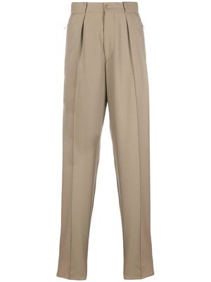 Giorgio Armani pleated tailored trousers - Neutrals