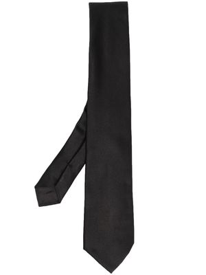 Giorgio Armani Pure silk tie - Black