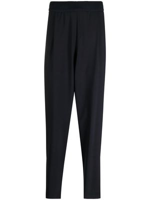 Giorgio Armani relaxed-fit wool trousers - Blue