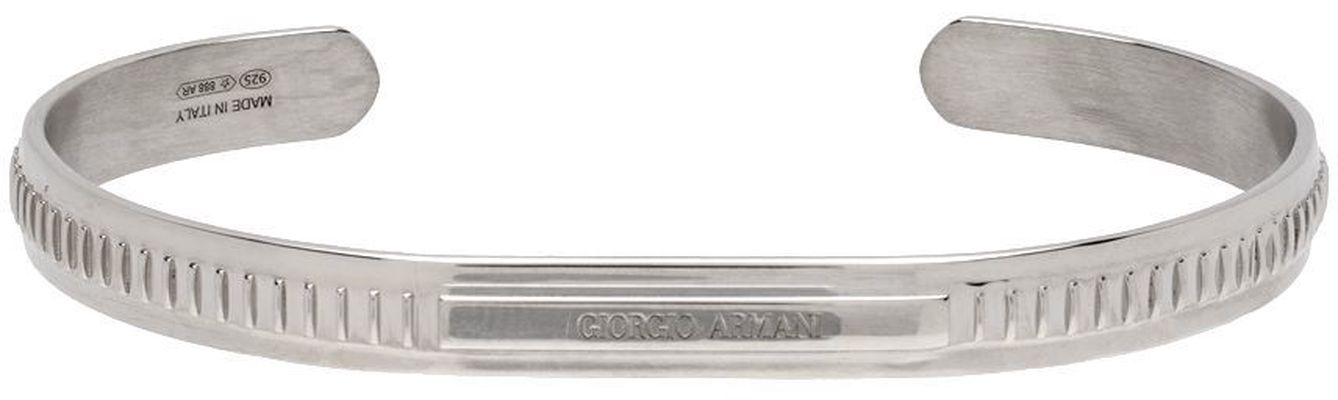 Giorgio Armani Silver Cuff Bracelet