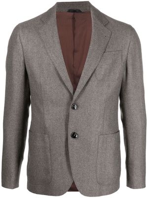 Giorgio Armani single-breasted jacket - Grey