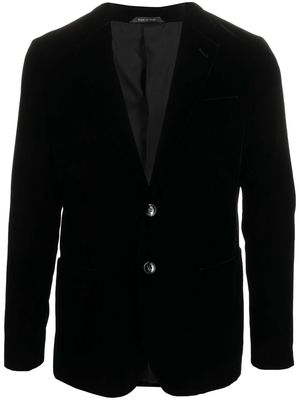 Giorgio Armani single-breasted suit jacket - Black