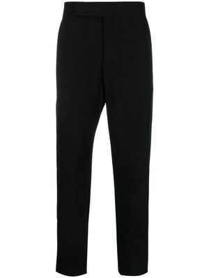 Giorgio Armani slim-fit tailored trousers - Black