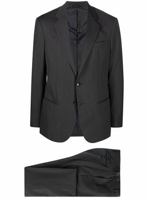 Giorgio Armani slim-fit wool two-piece suit - Grey