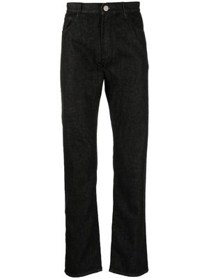 Giorgio Armani straight-leg dark-wash jeans - Black