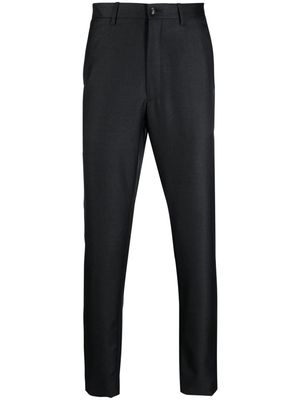 Giorgio Armani tailored-cut tapered trousers - Black