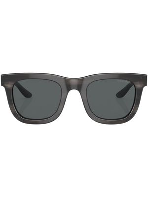 Giorgio Armani tinted-lens square-frame sunglasses - Black