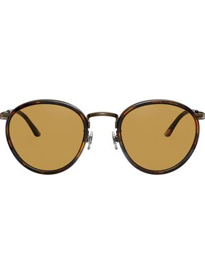 Giorgio Armani tortoiseshell framed glasses - Brown
