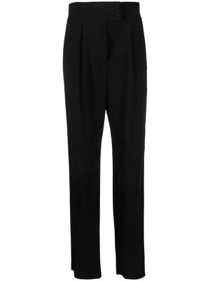 Giorgio Armani two-pocket slim tailored trousers - Black