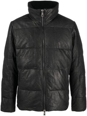 Giorgio Brato high-neck puffer jacket - Black