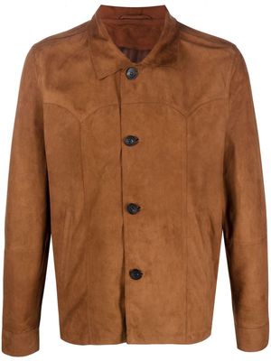 Giorgio Brato suede leather jacket - Brown