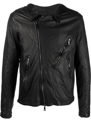 Giorgio Brato zipped-up biker jacket - Black