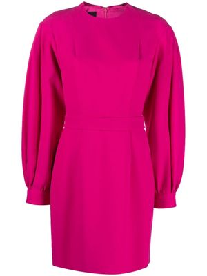 Giovanni Bedin balloon-sleeved fitted dress - Pink