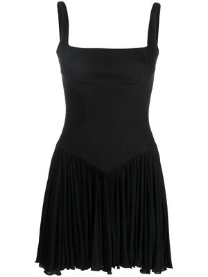 Giovanni Bedin square neck corset minidress - Black